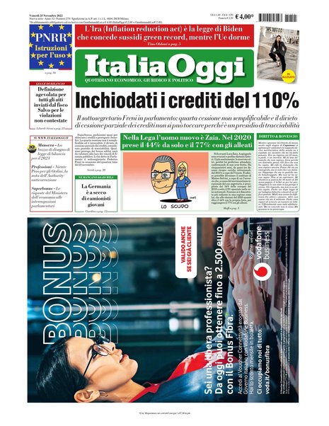 Italia oggi : quotidiano di economia finanza e politica